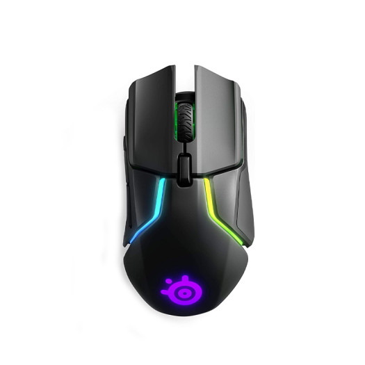 SteelSeries Rival 650 Quantum Wireless Gaming Mouse - Rapid Charging Battery - 12, 000 Cpi Truemove3+ Dual Optical Sensor - Low 0.5 Lift-Off Distance - 256 Weight Configurations - 8 Zone RGB Lighting